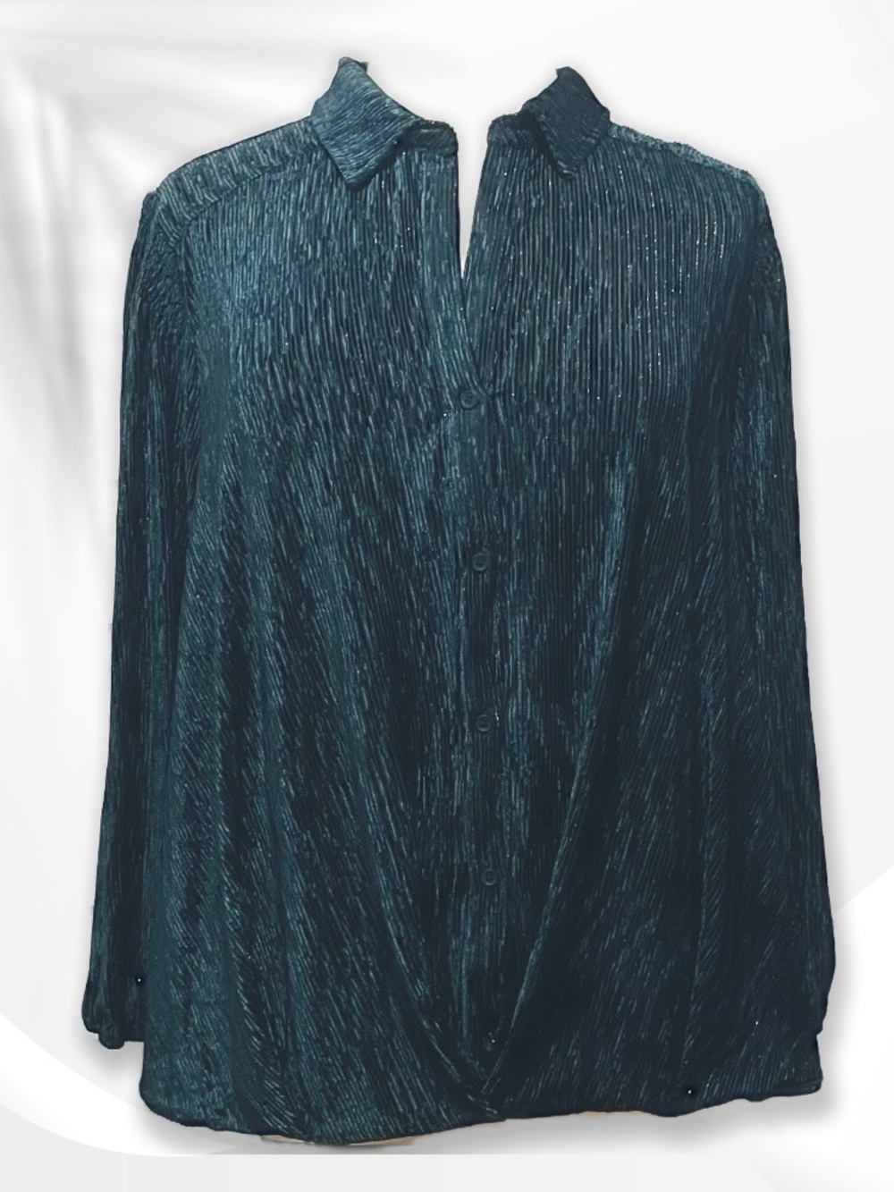 NWT Skies Are Blue Button-Down Blouse 3XL